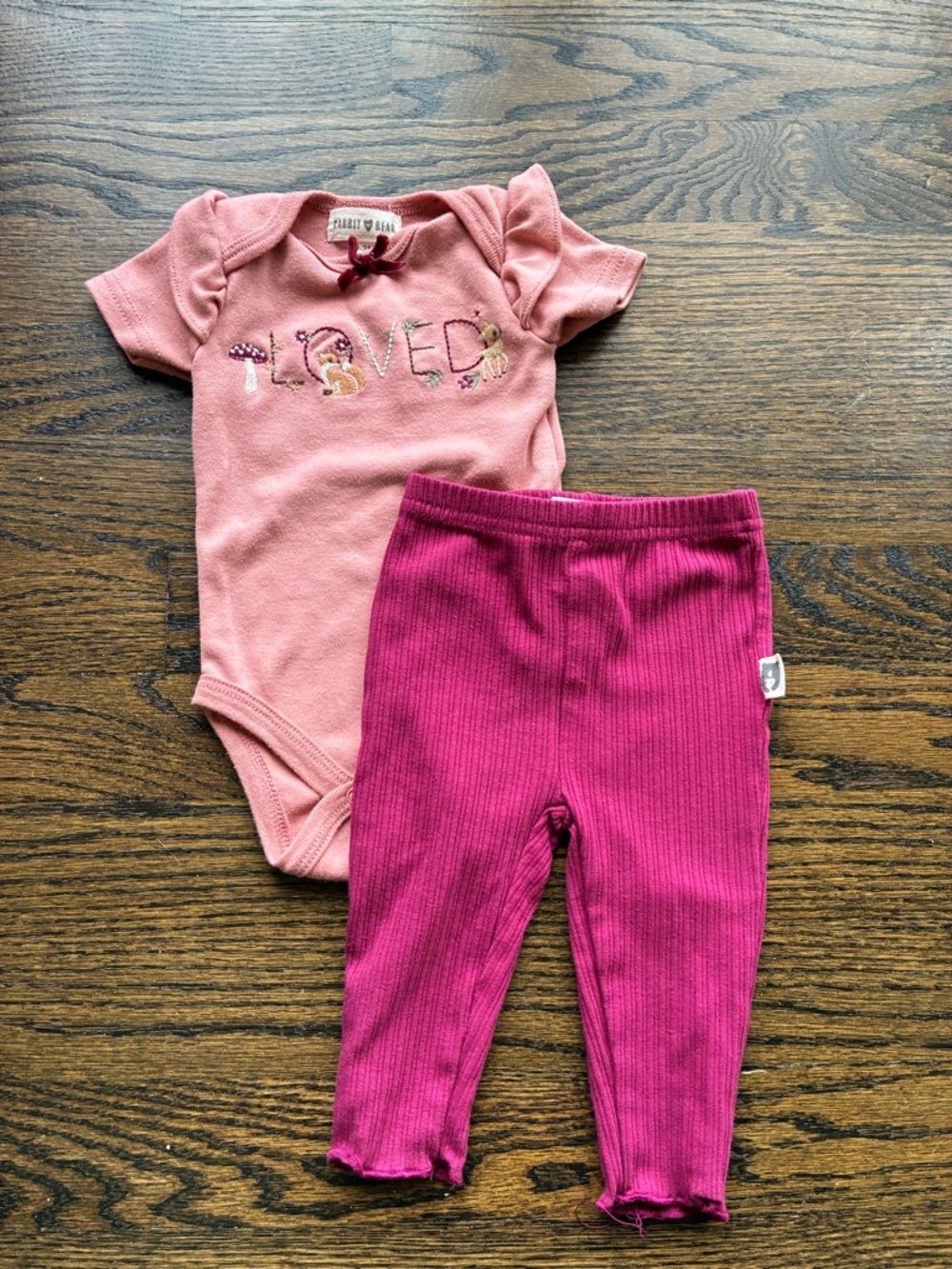 Rabbit + Bear Outfit